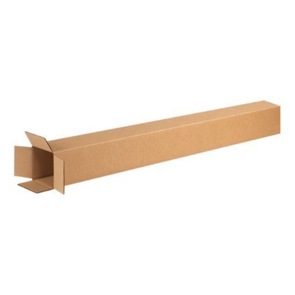 Box Packaging Tall Cardboard Corrugated Boxes, 4"L x 4"W x 72"H, Kraft 4472